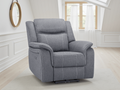 Galaxy Tech Electric Recliner Armchair Fabric