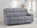 Galaxy Tech Electric Recliner 3 Seater Fabric