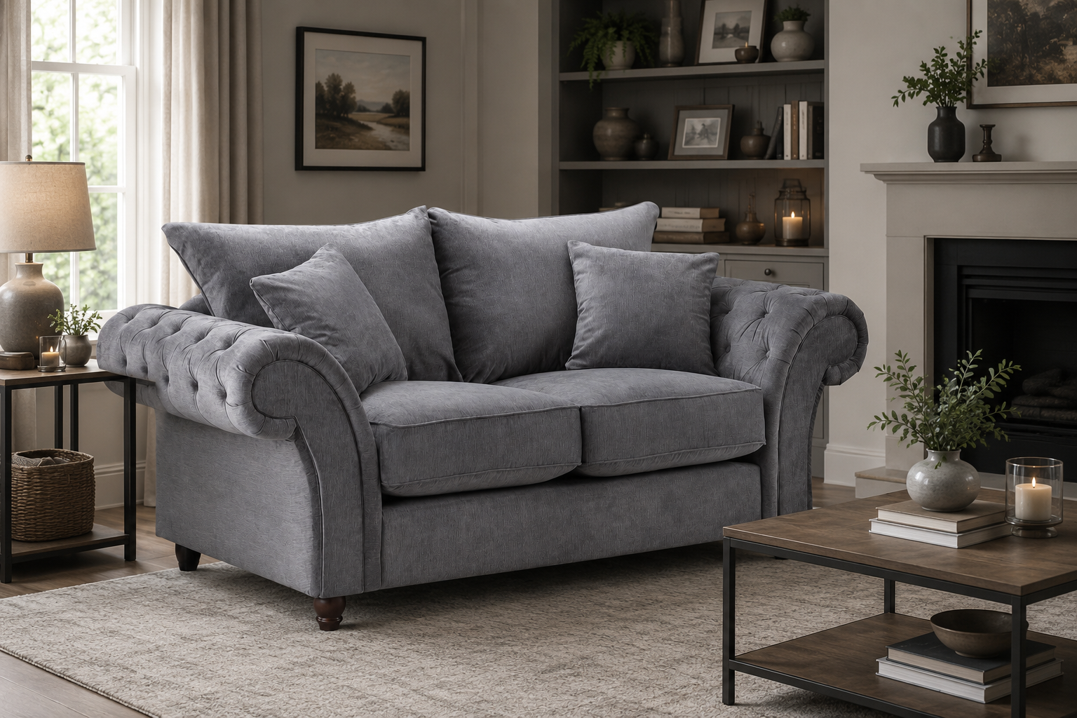 Valeria Fullback Sofa 2 Seater