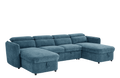 Zeus U-Shape Corner Sofa Bed with Storage Large
