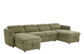Zeus U-Shape Corner Sofa Bed with Storage Large