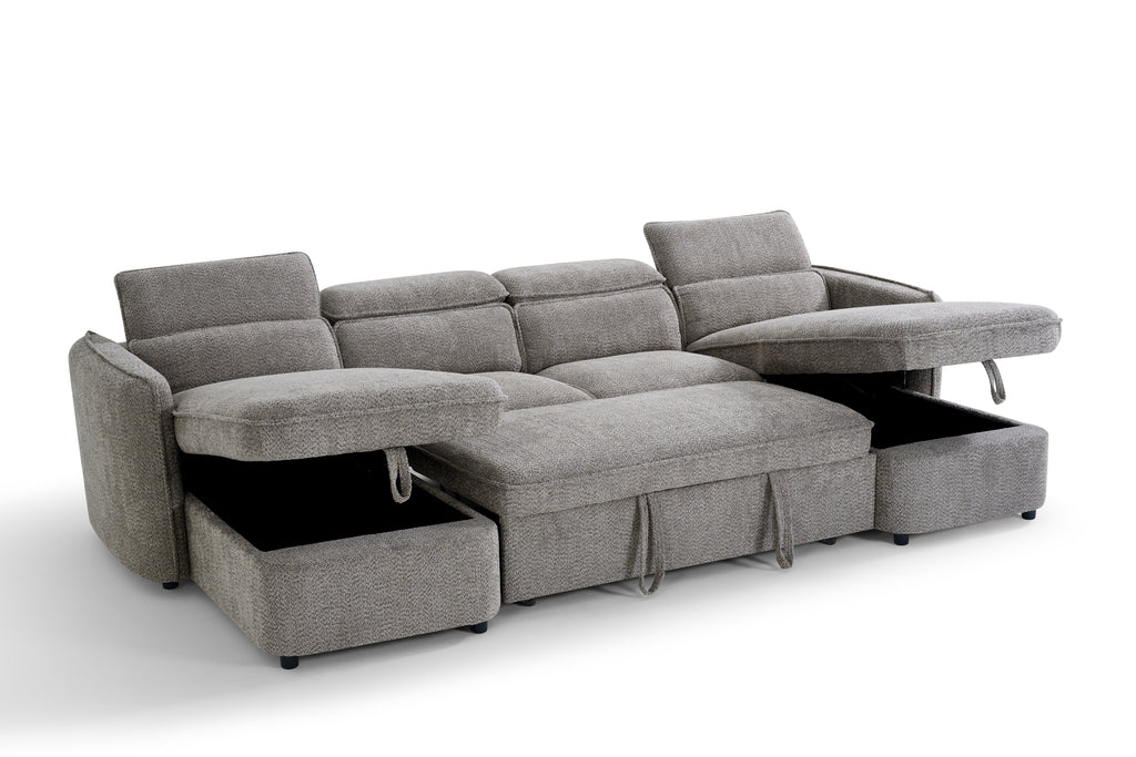 Zeus Sofabed U Shape Corner