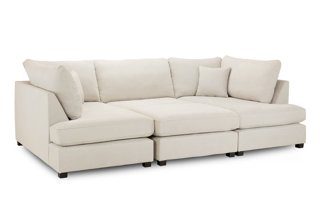 Carnaby Sofa Plush U Shape Corner