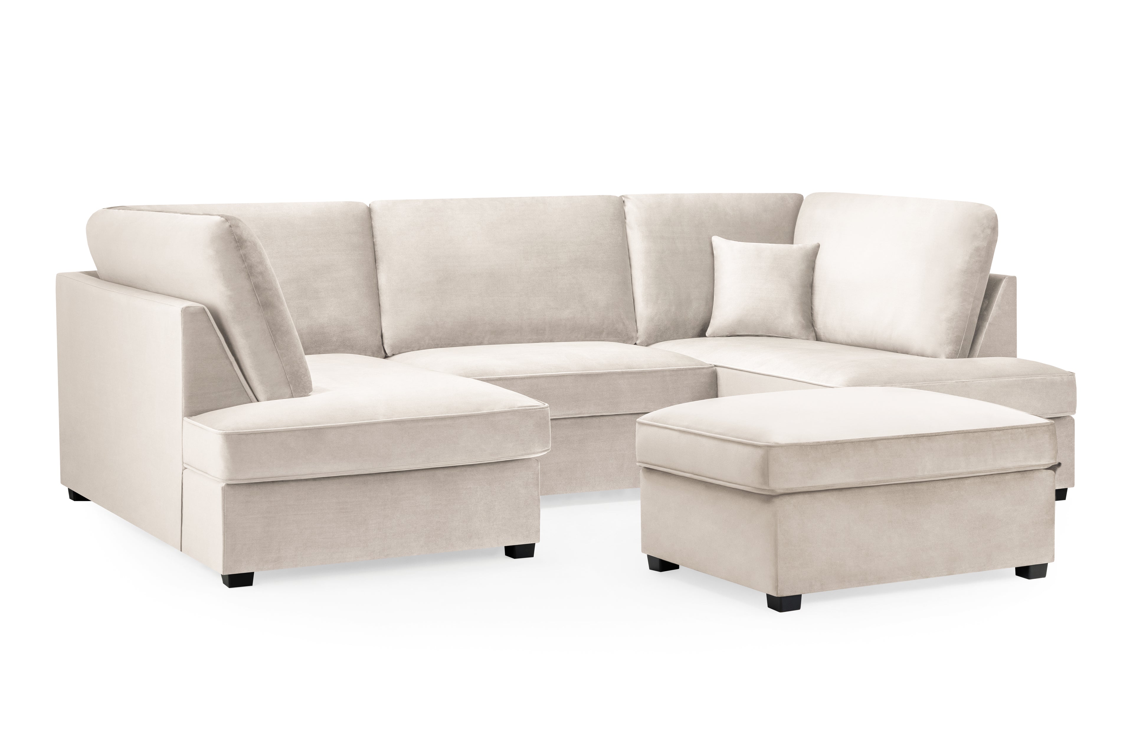Carnaby Sofa Plush U Shape Corner