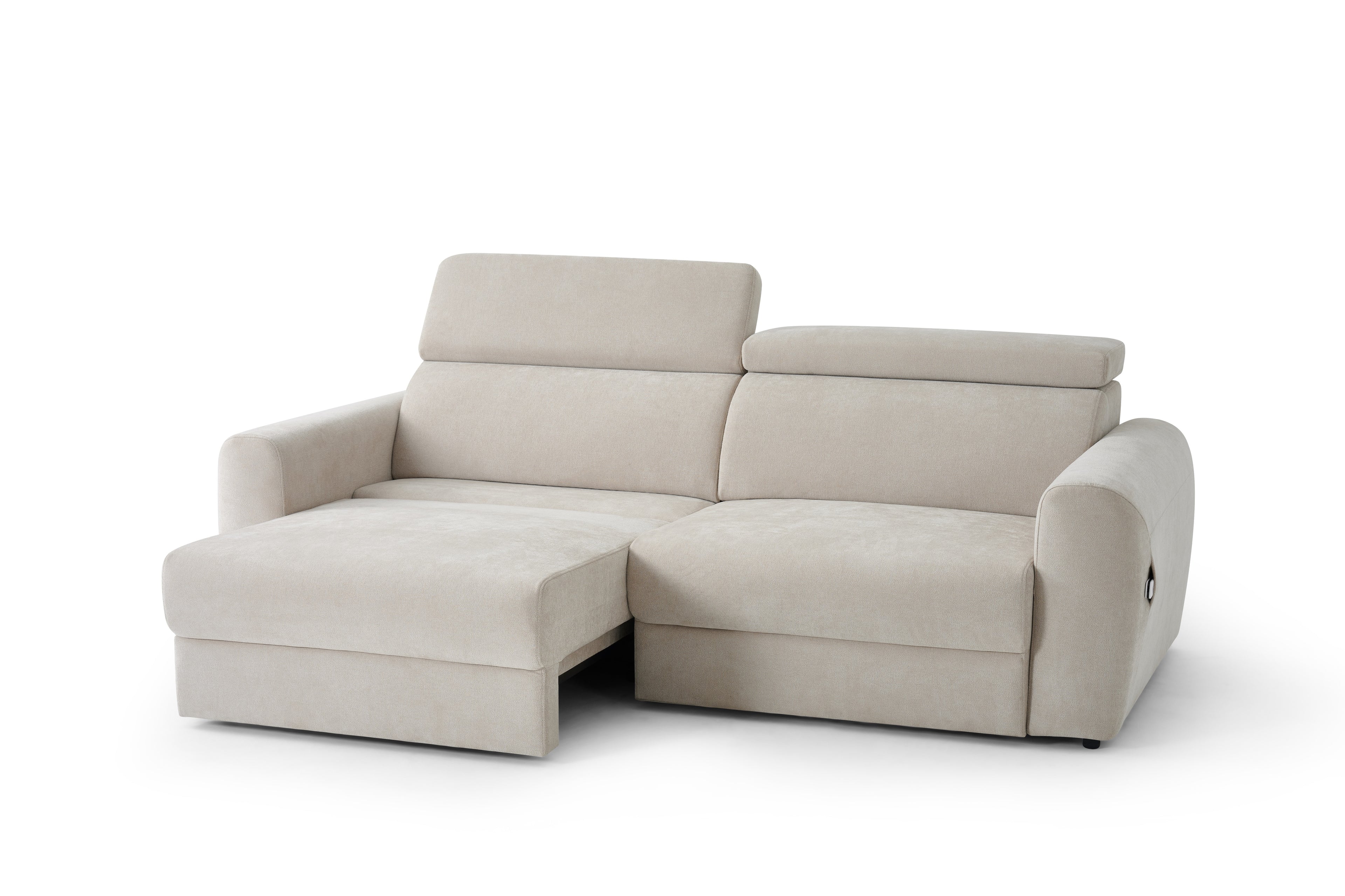 Electric Slider Sofa Bed 3 Seater Drift - Beige