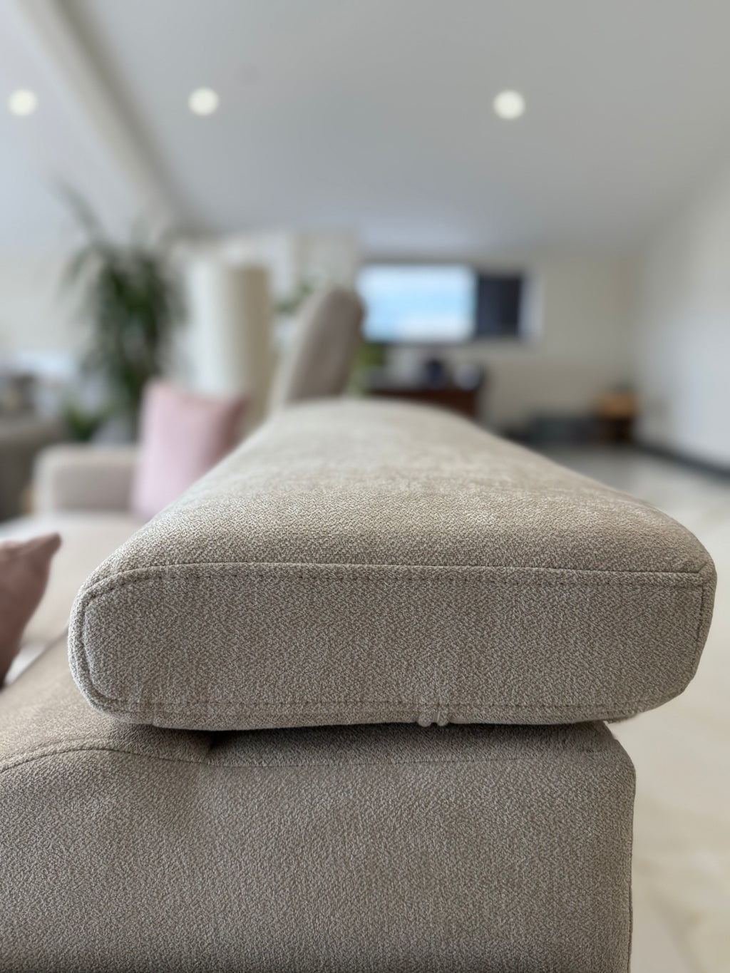 Electric Slider Sofa Bed 3 Seater Drift - Beige
