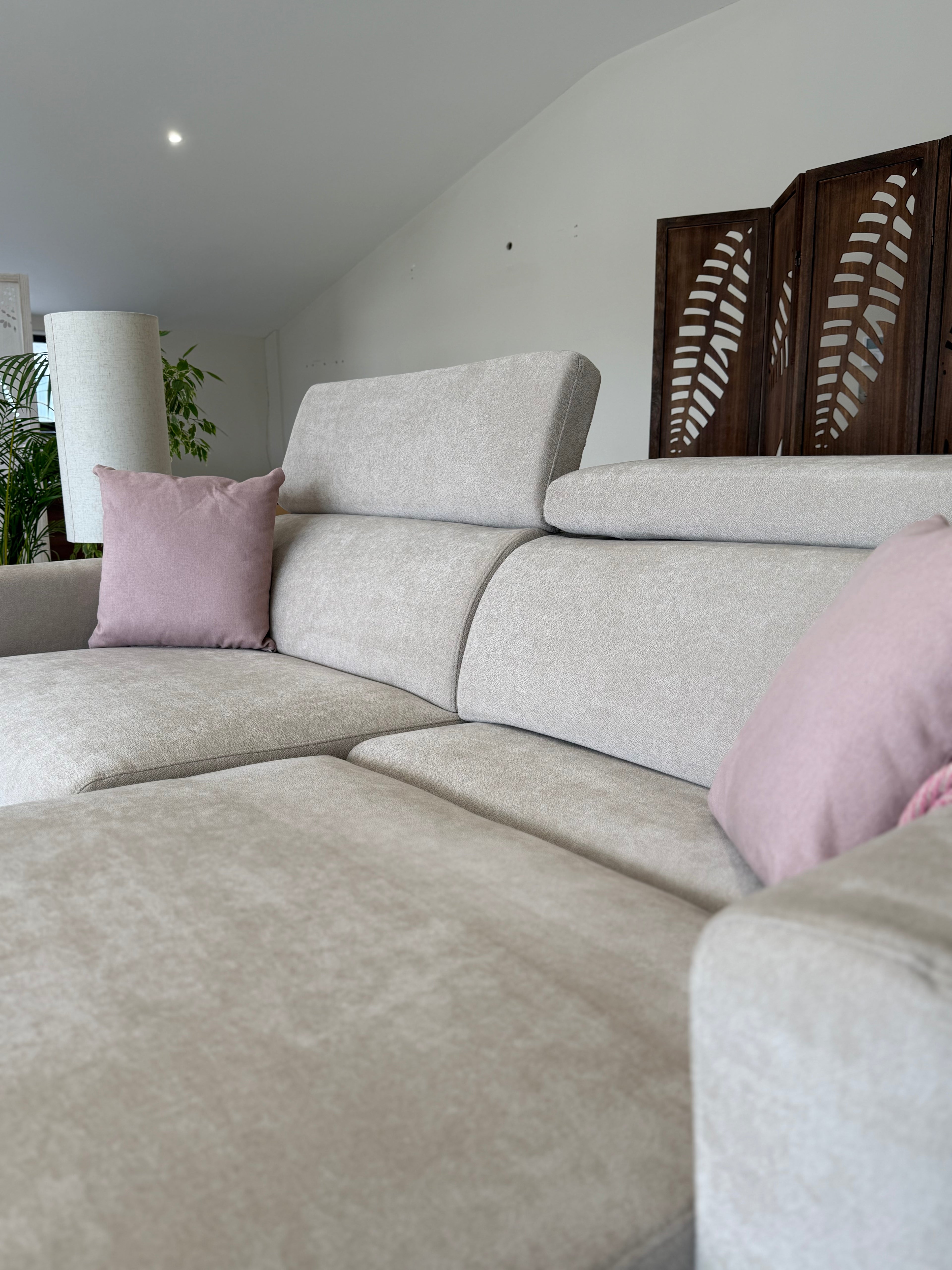 Electric Slider Sofa Bed 3 Seater Drift - Beige