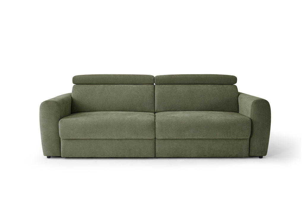 Electric Slider Sofa Bed 3 Seater Drift - Green