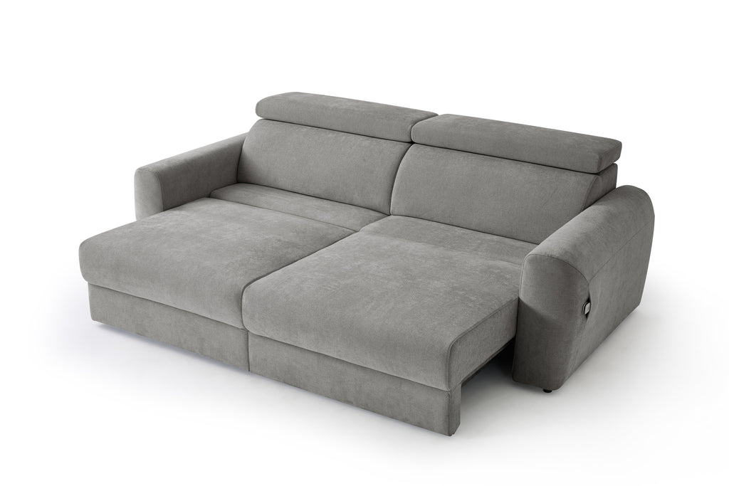 Electric Slider Sofa Bed 3 Seater Drift - Grey