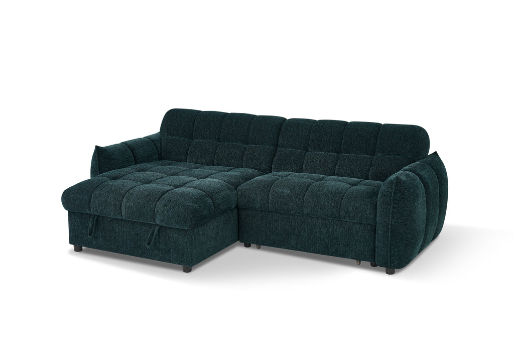 Fabio Sofa Bed Universal Corner - Teal