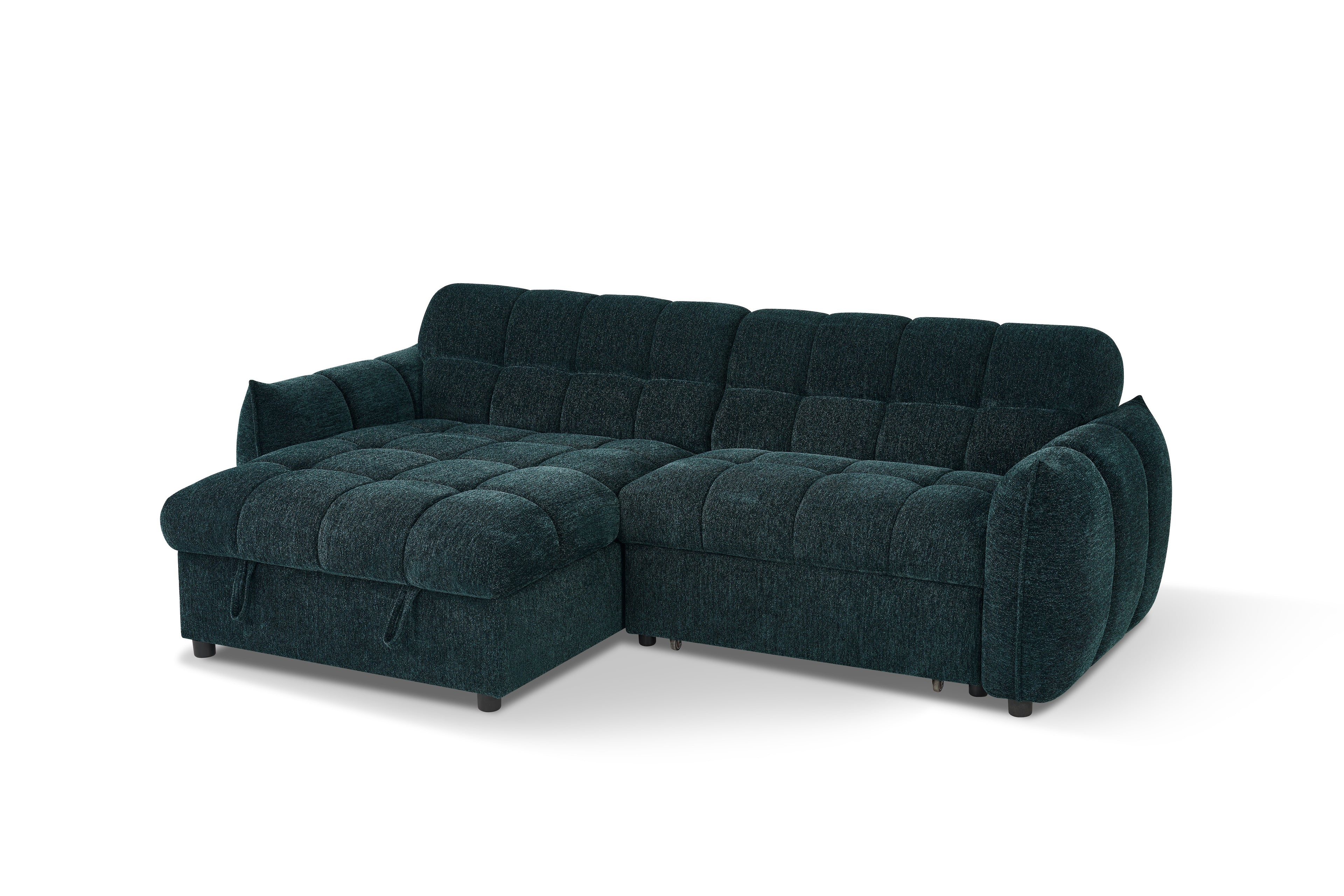 Fabio Sofa Bed Universal Corner - Teal