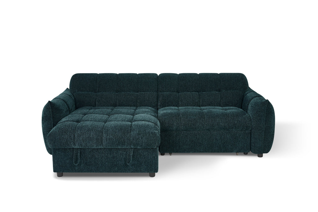 Fabio Sofa Bed Universal Corner - Teal