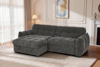 Fabio Sofa Bed Universal Corner - Grey
