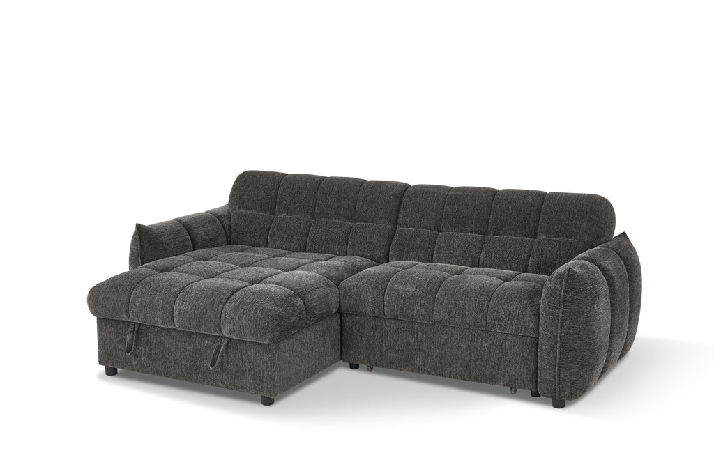 Fabio Sofa Bed Universal Corner - Grey