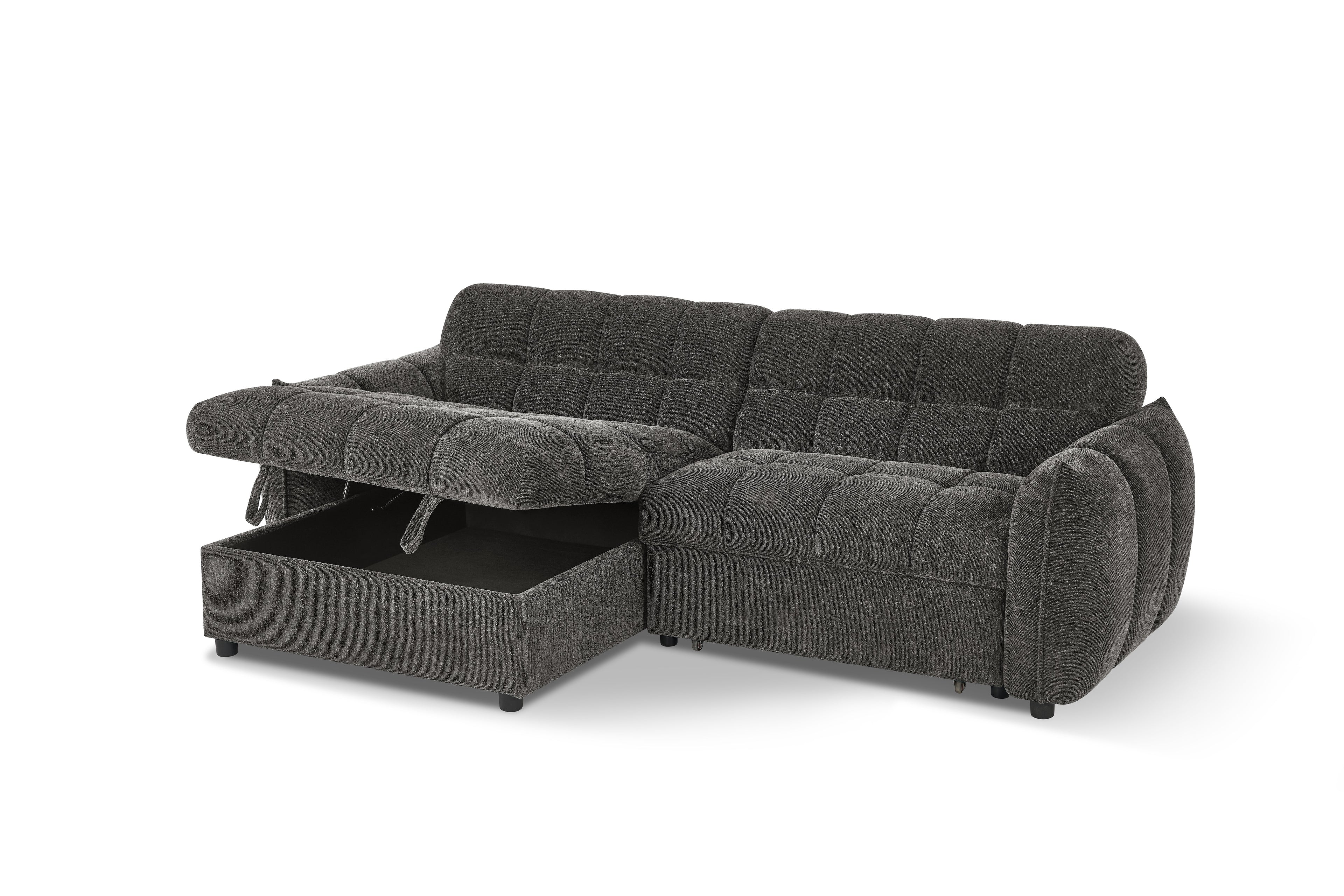 Fabio Sofa Bed Universal Corner - Grey