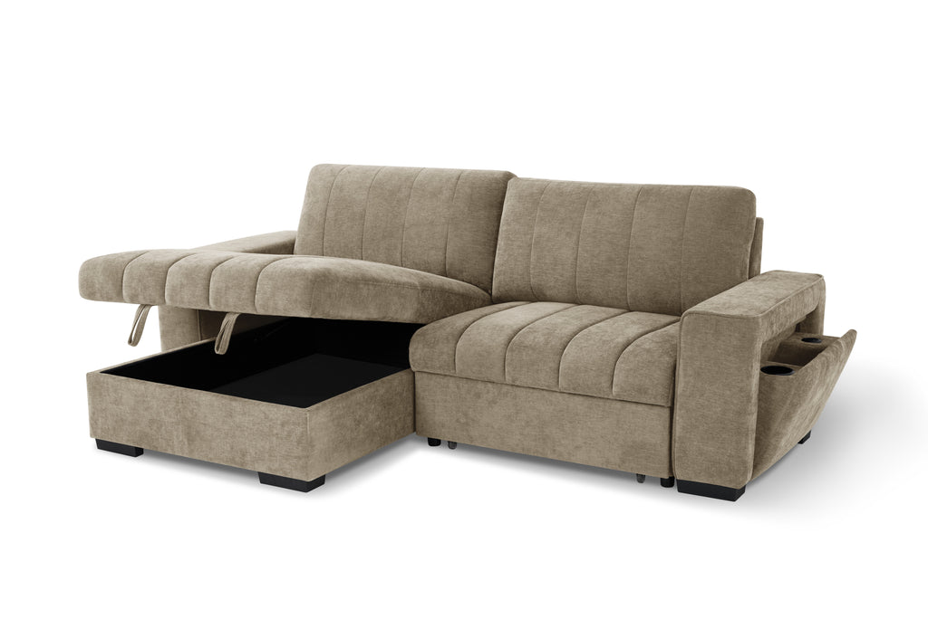 Fontus Sofabed Beige Universal Corner - Beige