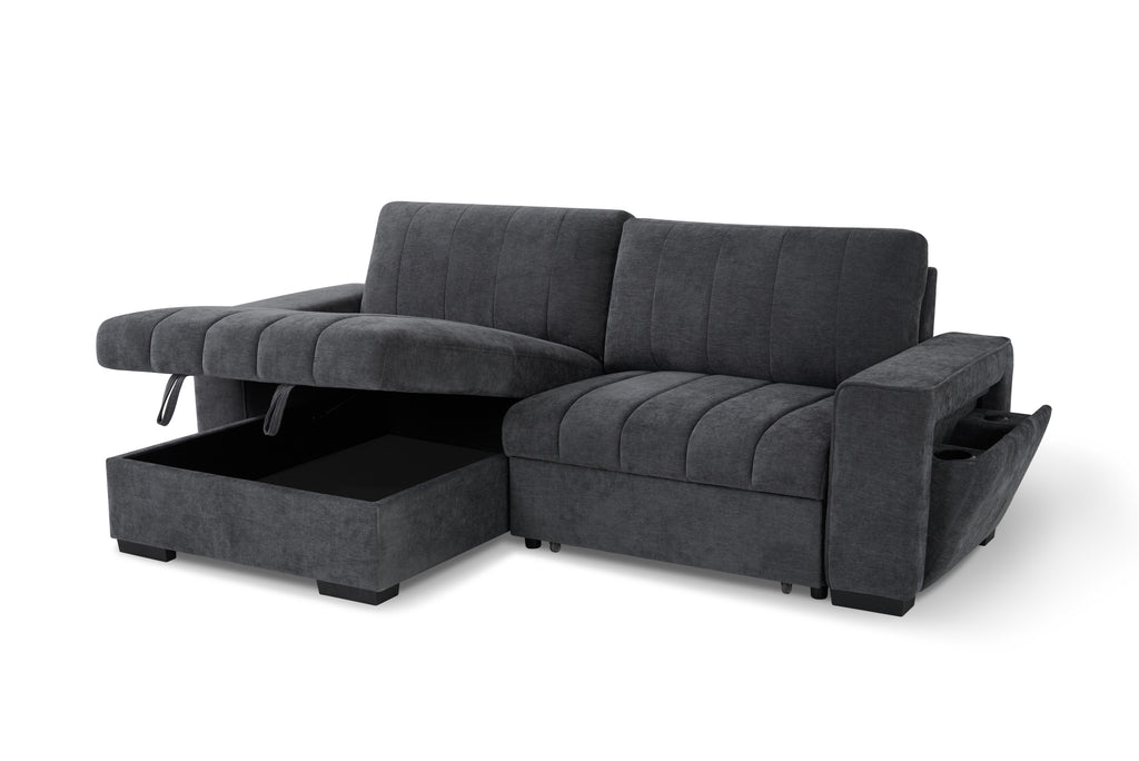 Fontus Sofabed Grey Universal Corner - Grey