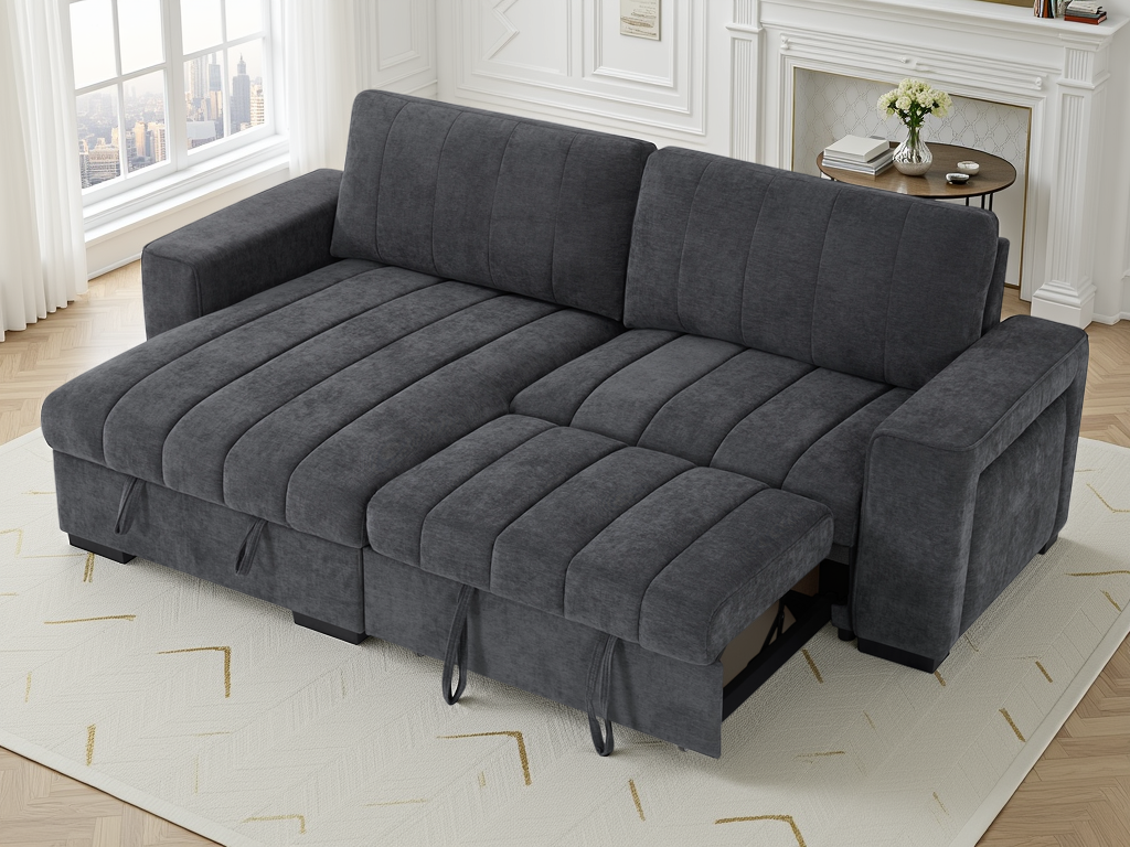Fontus Sofabed Grey Universal Corner - Grey