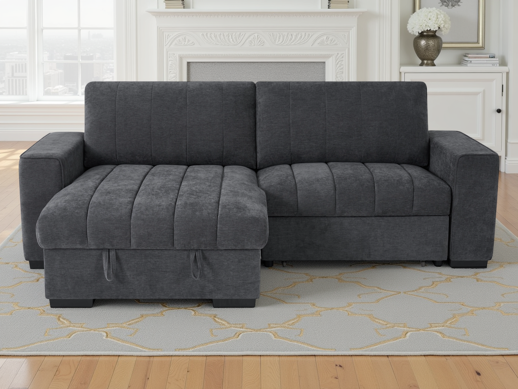 Fontus Sofabed Grey Universal Corner - Grey
