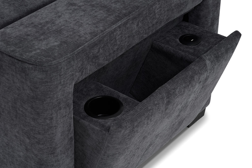 Fontus Sofabed Grey Universal Corner - Grey
