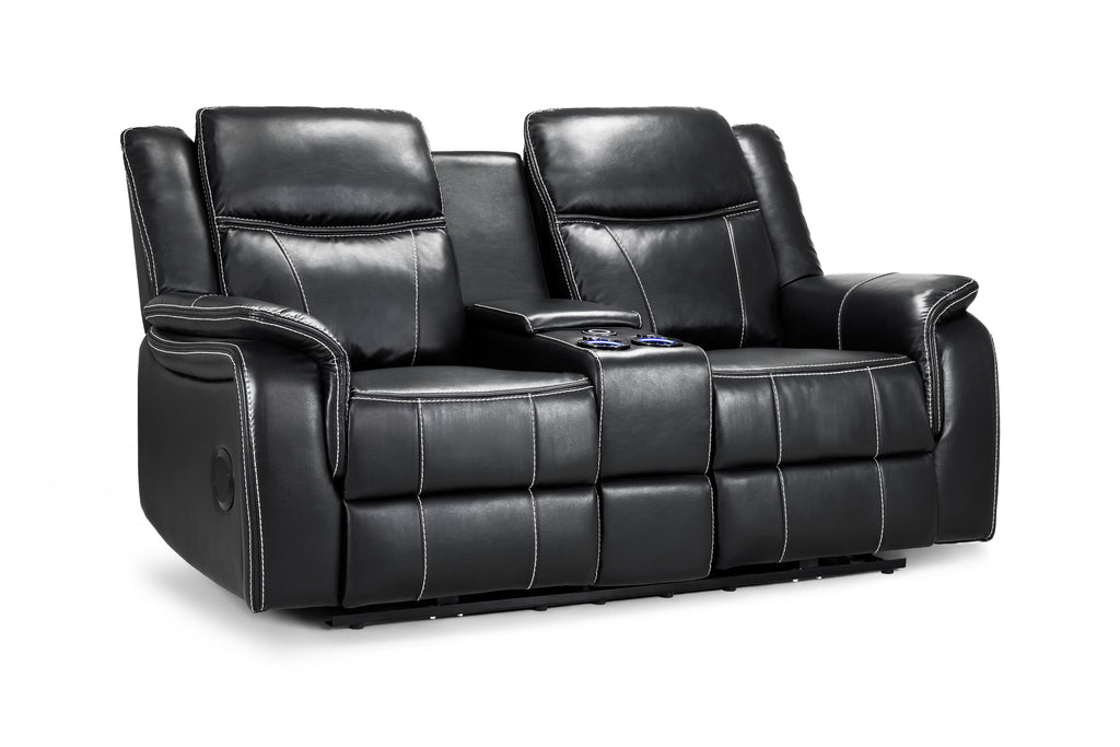 Solar Tech Electric Recliner 2 Seater Leather