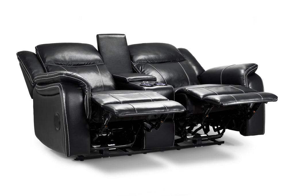Solar Tech Electric Recliner 2 Seater Leather