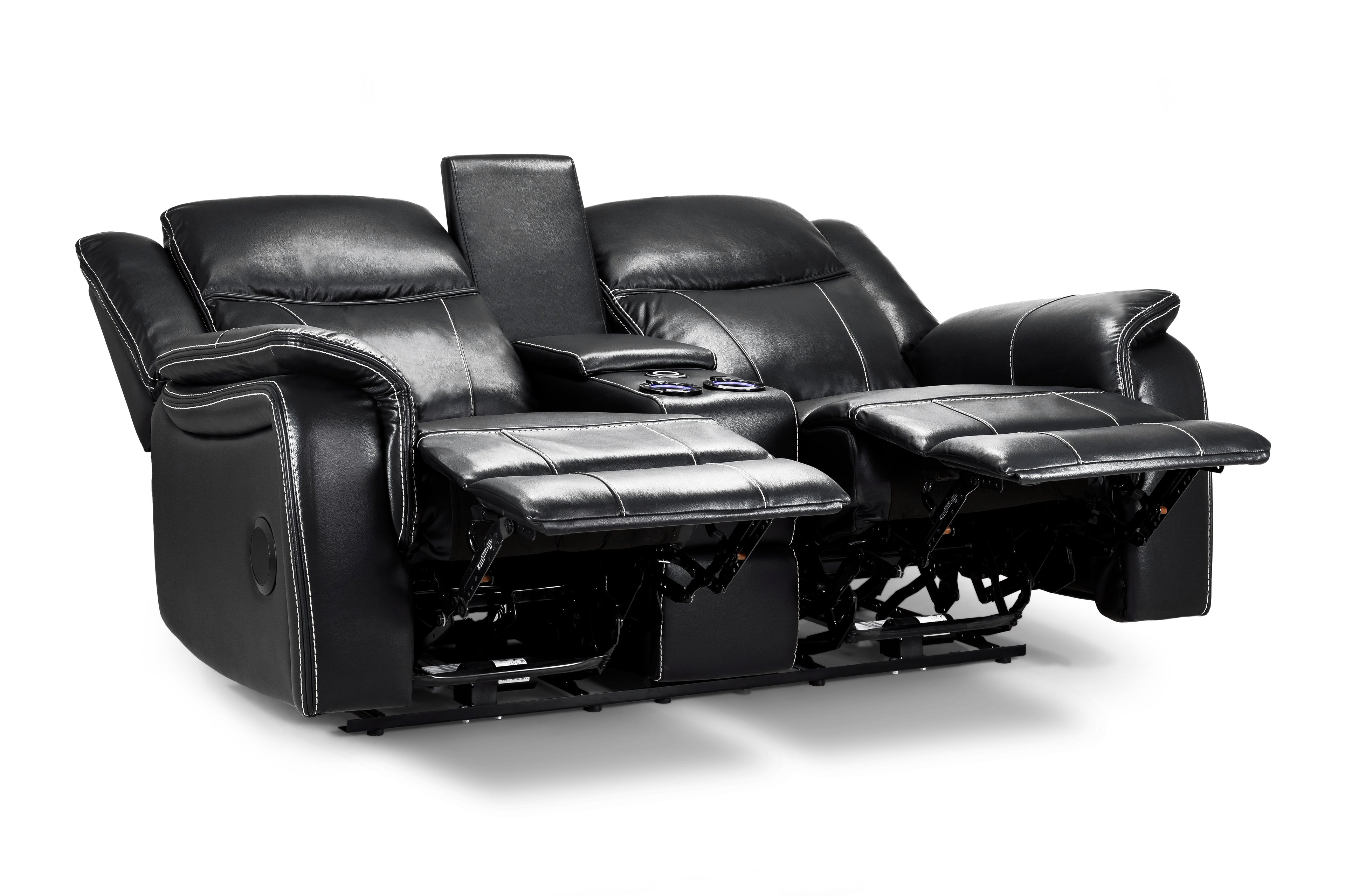 Solar Tech Electric Recliner 2 Seater Leather