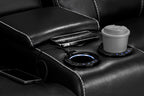 Solar Tech Electric Recliner 2 Seater Leather