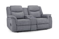 Solar Tech Electric Recliner 2 Seater Fabric