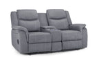 Solar Tech Electric Recliner 2 Seater Fabric