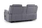 Solar Tech Electric Recliner 2 Seater Fabric