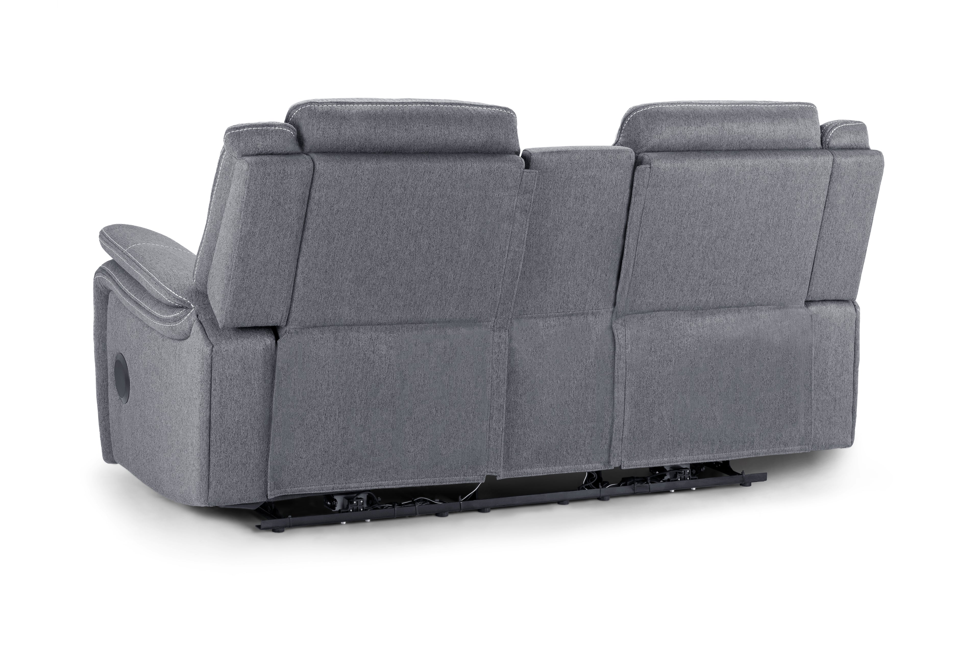 Solar Tech Electric Recliner 2 Seater Fabric