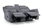 Solar Tech Electric Recliner 2 Seater Fabric