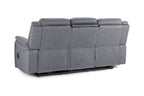 Solar Tech Electric Recliner 3 Seater Fabric