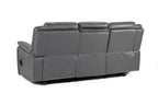 Solar Tech Electric Recliner 3 Seater Leather