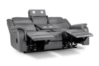 Solar Tech Electric Recliner 3 Seater Leather