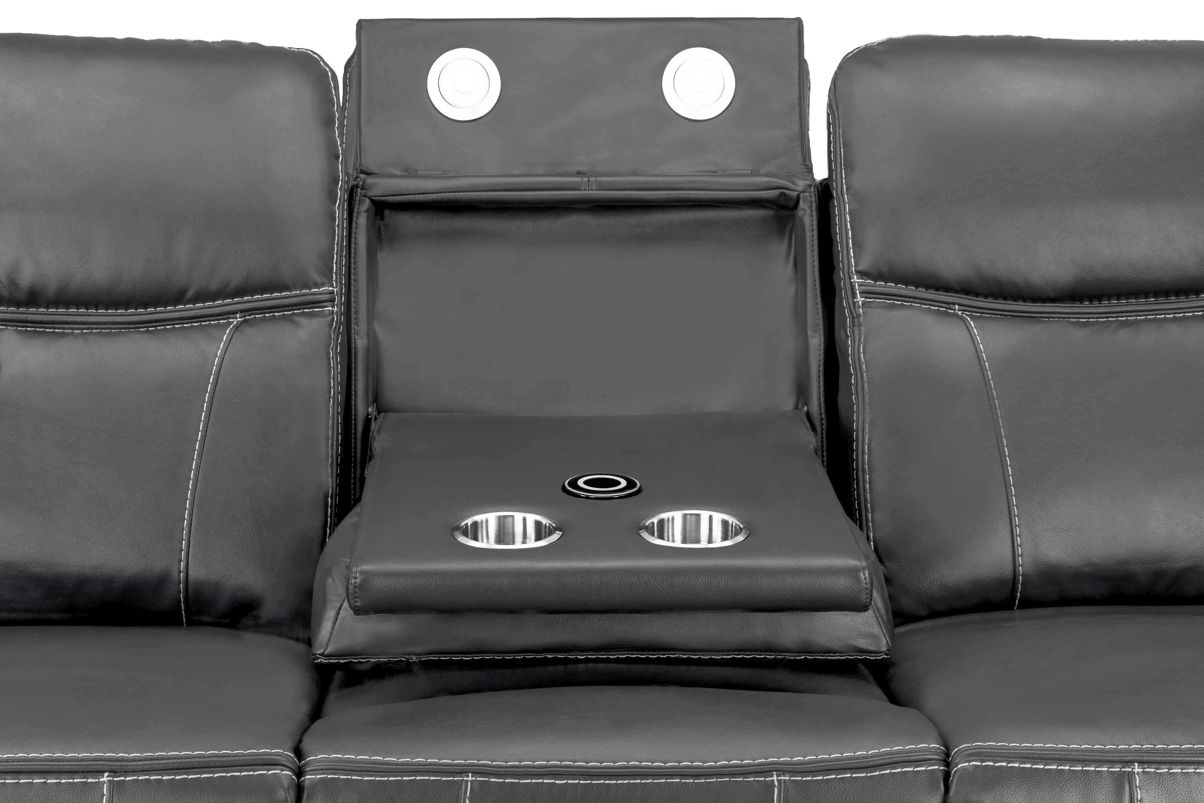 Solar Tech Electric Recliner 3 Seater Leather