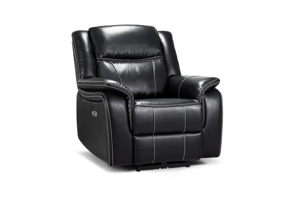 Solar Tech Electric Recliner Armchair Leather