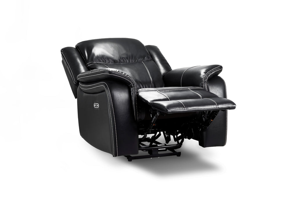 Solar Tech Electric Recliner Armchair Leather