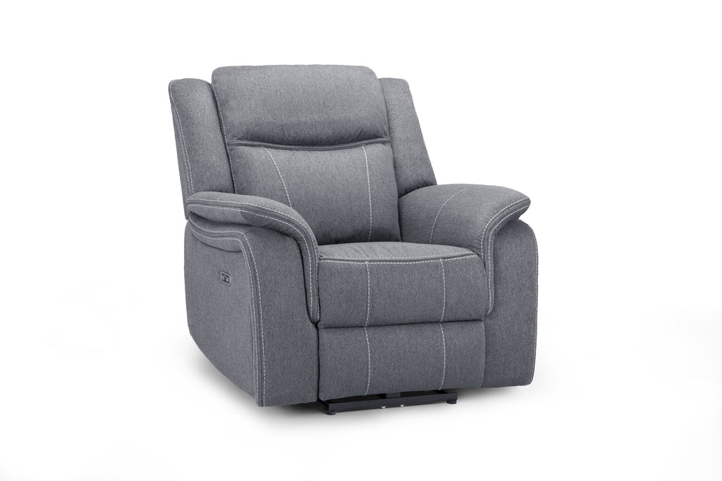 Solar Tech Electric Recliner Armchair Fabric
