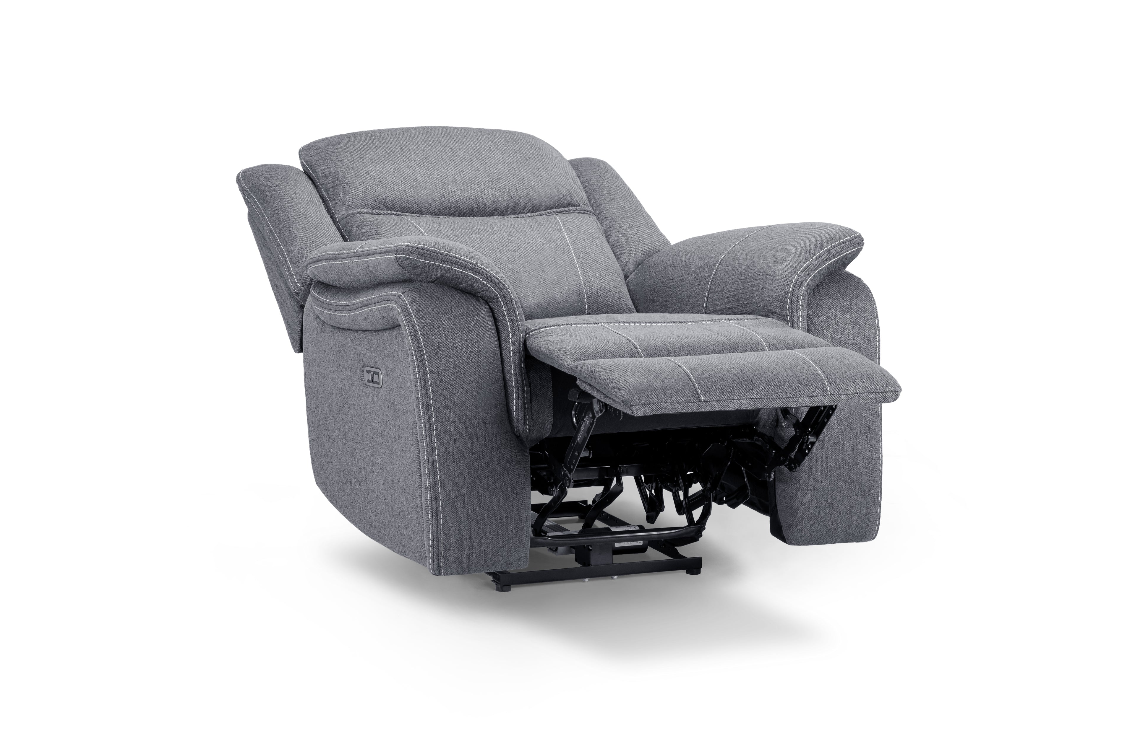 Solar Tech Electric Recliner Armchair Fabric
