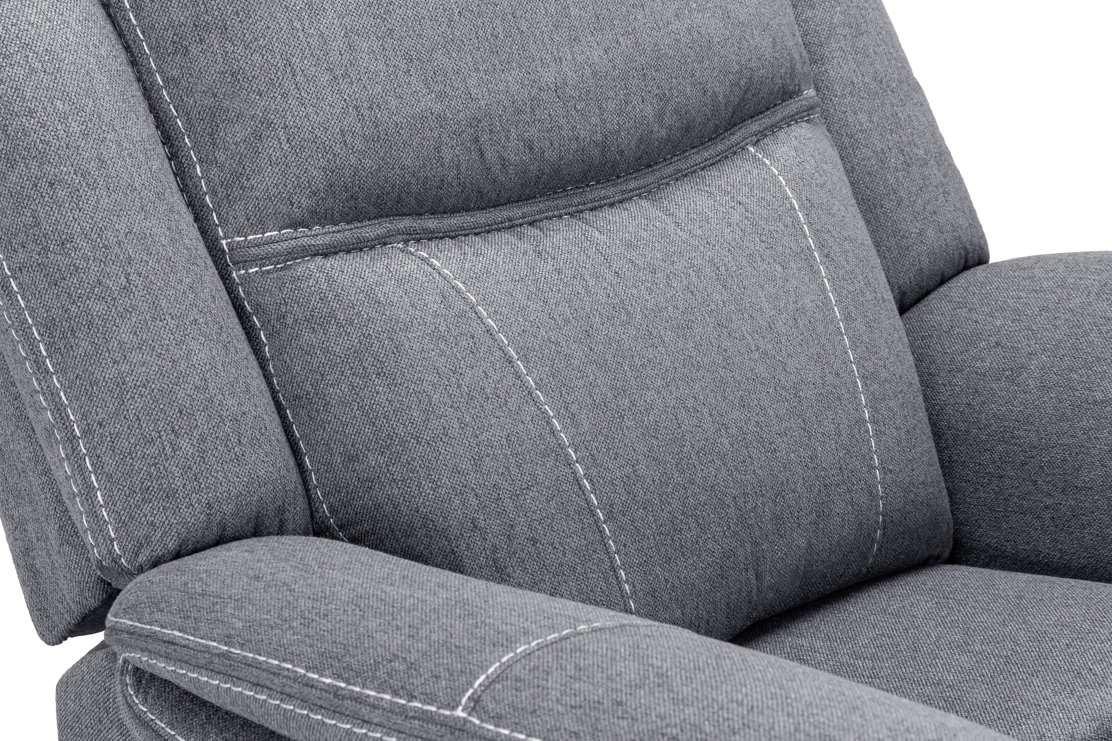 Solar Tech Electric Recliner Armchair Fabric