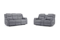 Solar Tech Electric Recliner Sofa Fabric 3+2 Set