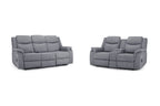 Solar Tech Electric Recliner Sofa Fabric 3+2 Set