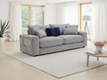 Saturn 3 Seater Sofa Fabric Living Room Couch