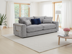 Saturn 3 Seater Sofa Fabric Living Room Couch