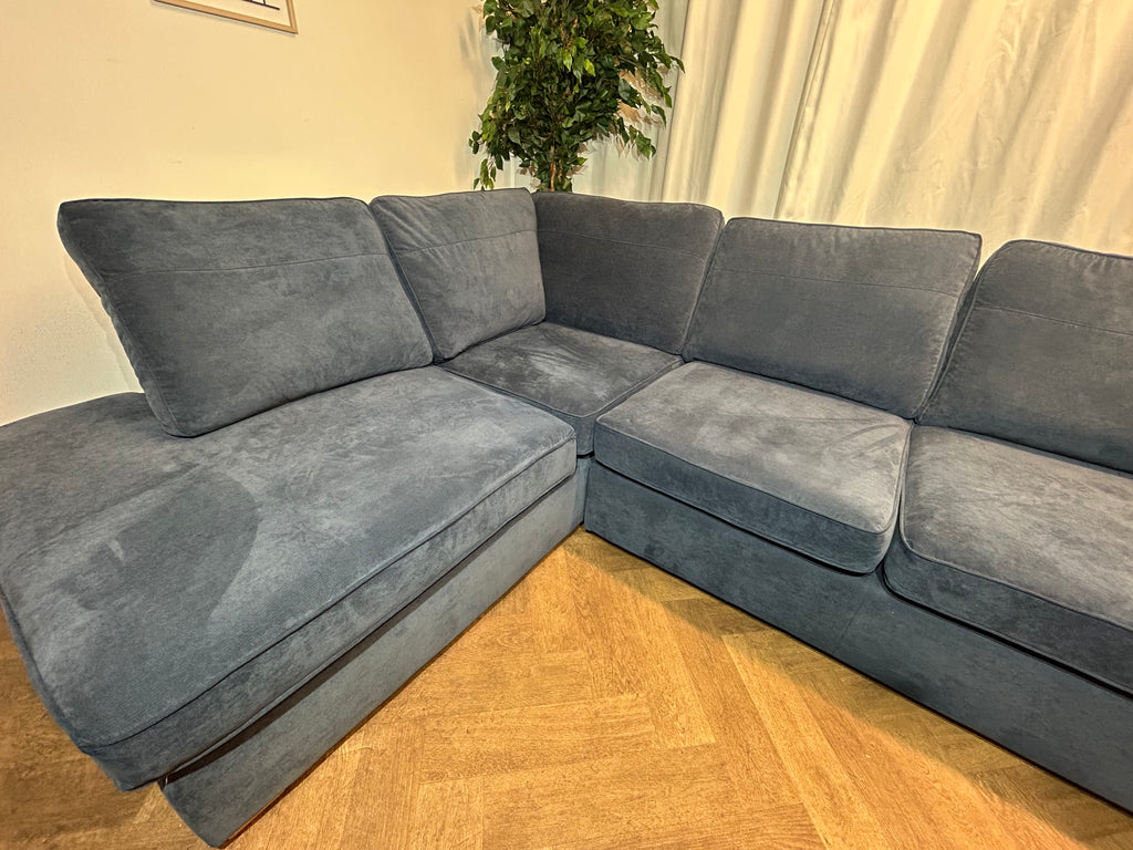 Blue DFS Orka With Right Hand Chaise