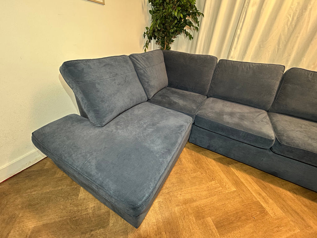 Blue DFS Orka With Right Hand Chaise