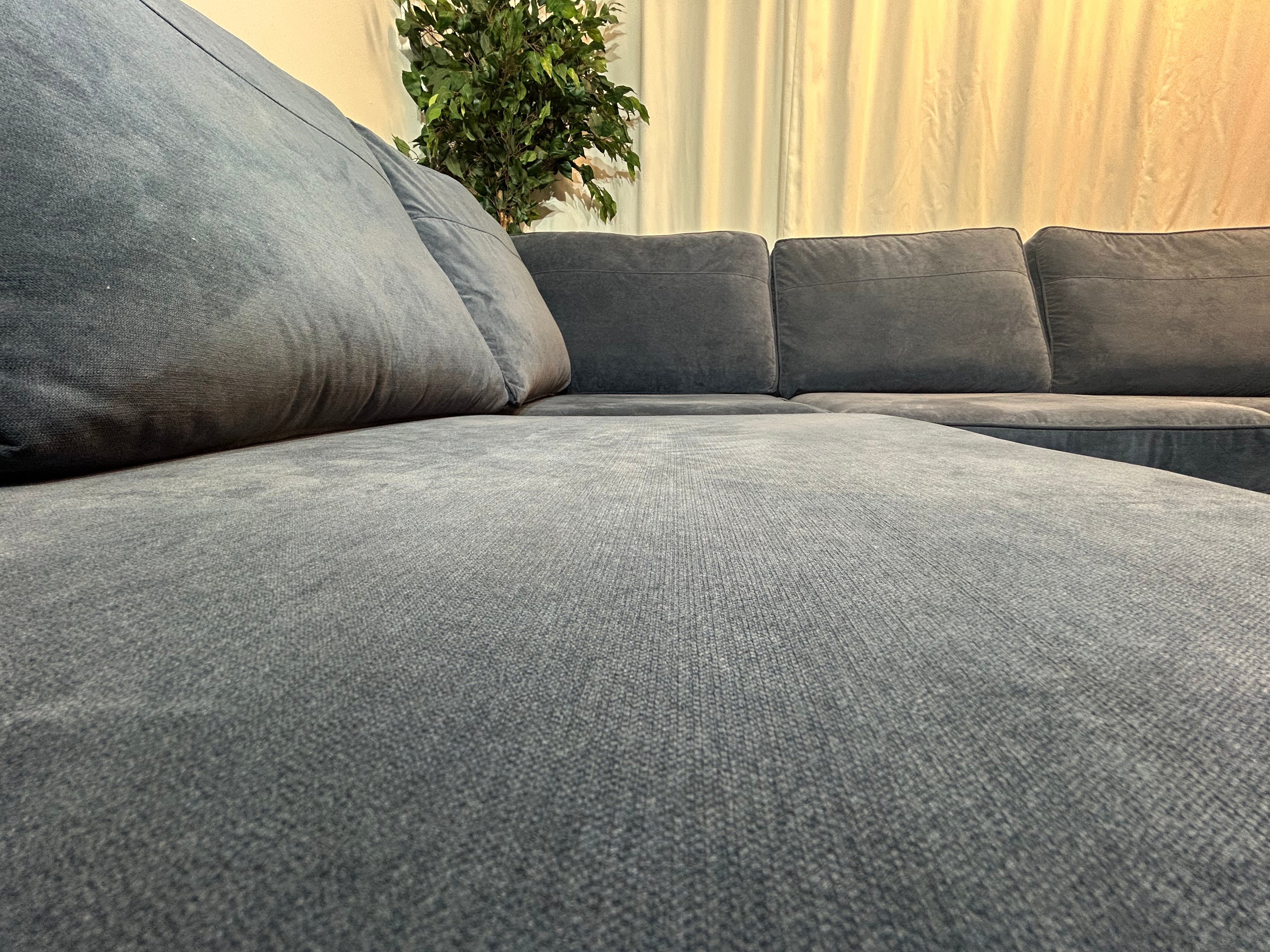 Blue DFS Orka With Right Hand Chaise