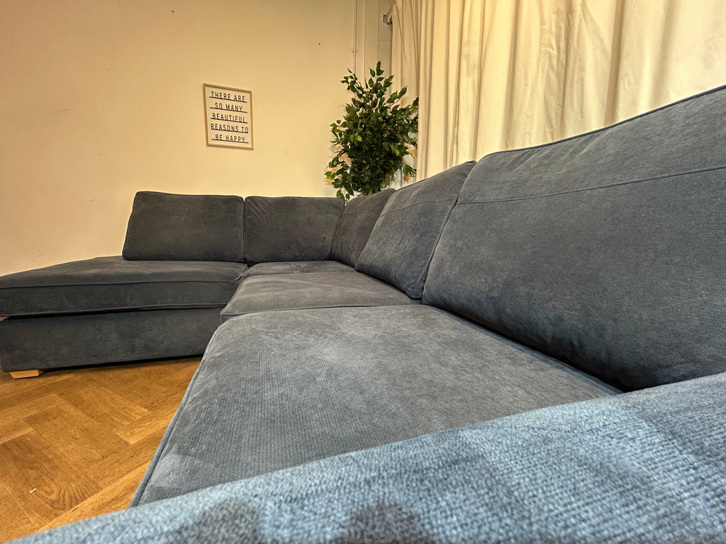 Blue DFS Orka With Right Hand Chaise